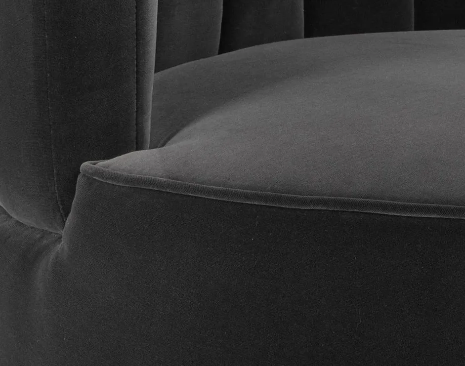 Chaise Vézelay en laiton, vue 6 sur 6
