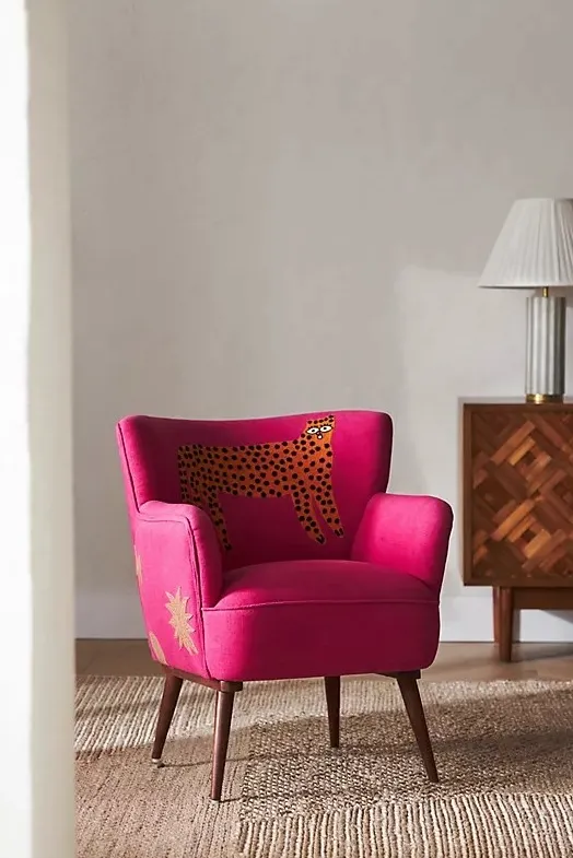 Chaise Yvoire en tissu, vue 3 sur 6