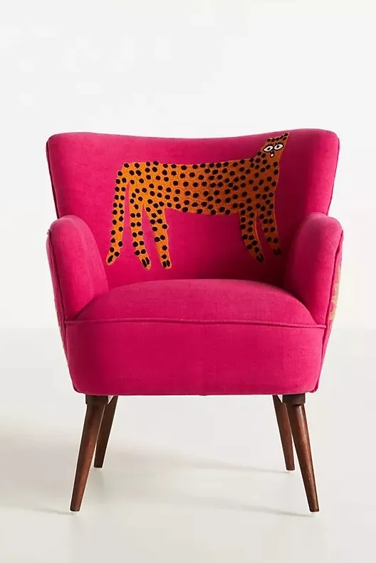 Chaise Yvoire en tissu, vue 4 sur 6