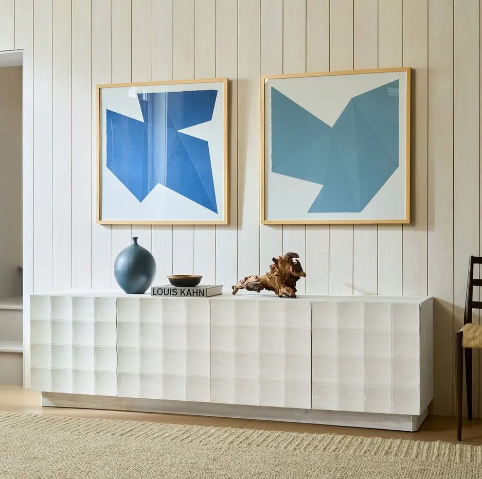 Commode Annot 9 tiroirs mid-century, vue 2 sur 6