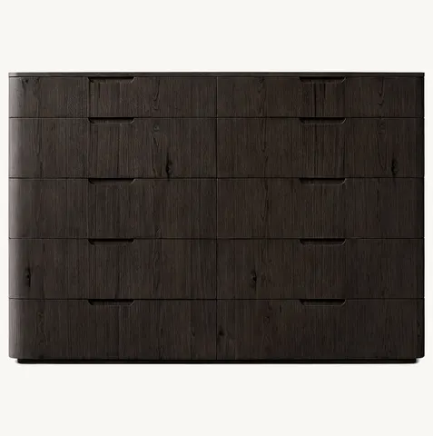 Commode Aubenas en bois massif — commodes