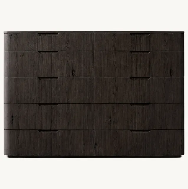 Commode Aubenas en bois massif — commodes