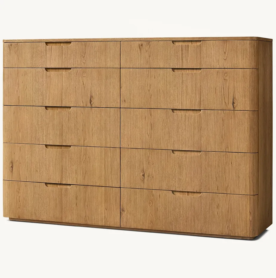 Commode Aubenas en bois massif, vue 4 sur 6