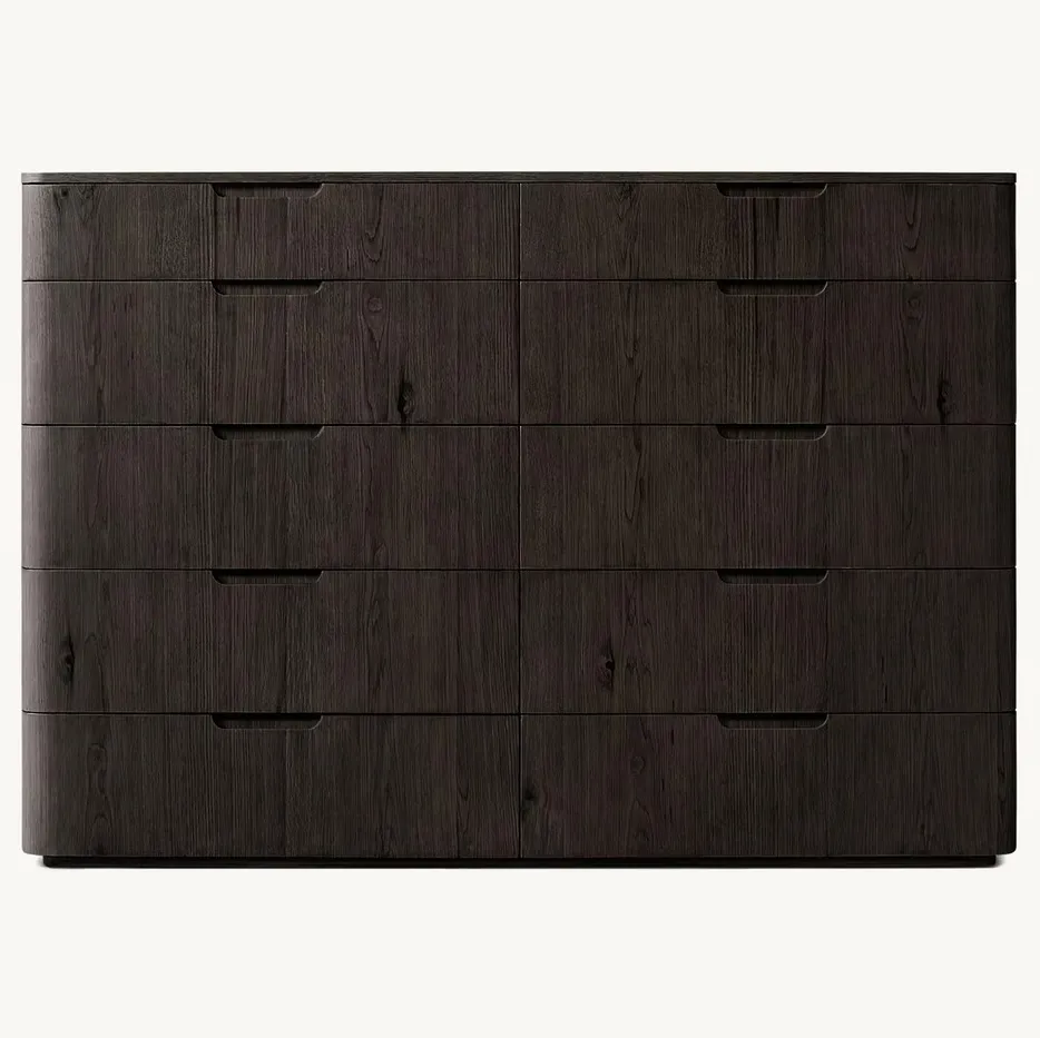 Commode Aubenas en bois massif, vue 5 sur 6