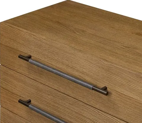 Commode Aups en chêne 6 tiroirs — commodes