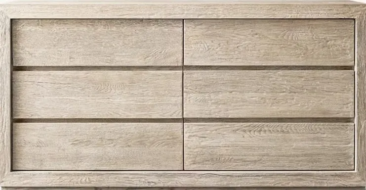 Commode Banon en bois massif 9 tiroirs, vue 3 sur 4