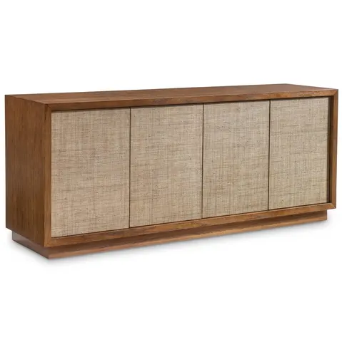 Commode Biot en bois massif 4 portes — commodes