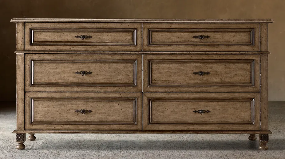 Commode Bonnieux en bois massif, vue 5 sur 6