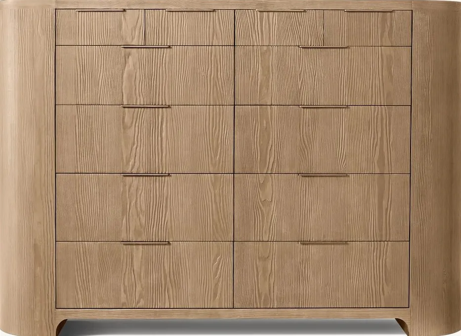 Commode Dieulefit 12 tiroirs minimaliste, vue 2 sur 4