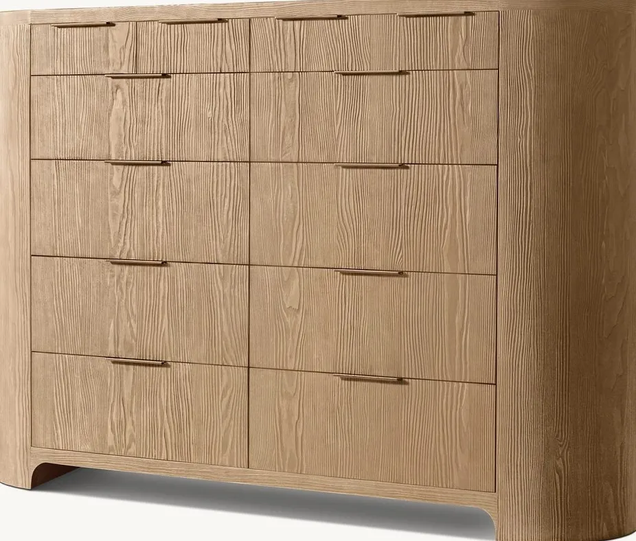 Commode Dieulefit 12 tiroirs minimaliste, vue 4 sur 4