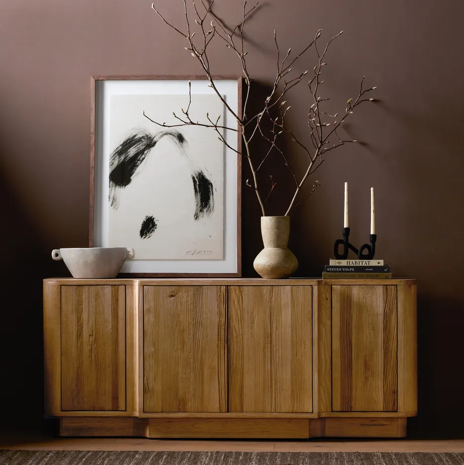Commode Grasse en chêne, vue 3 sur 5