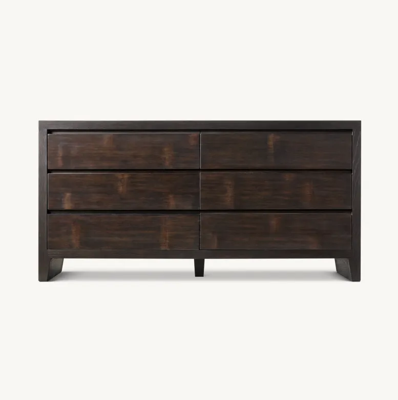 Commode Grignan en chêne 6 tiroirs, collection commodes ELWOOD HOME