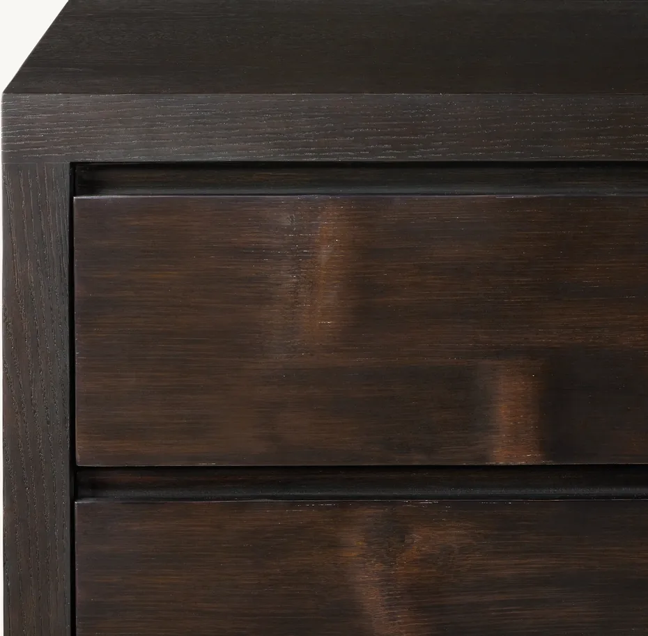 Commode Grignan en chêne 6 tiroirs, vue 4 sur 6