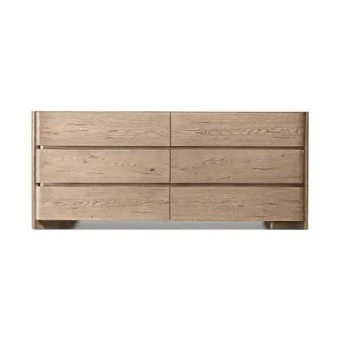 Commode Labeaume 6 tiroirs rustique — commodes