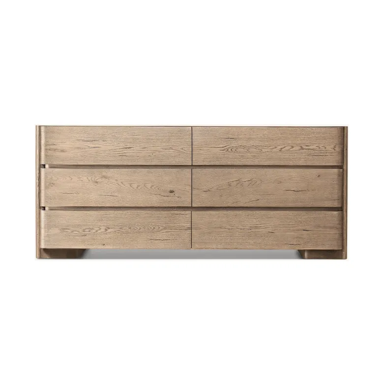 Commode Labeaume 6 tiroirs rustique, collection commodes ELWOOD HOME