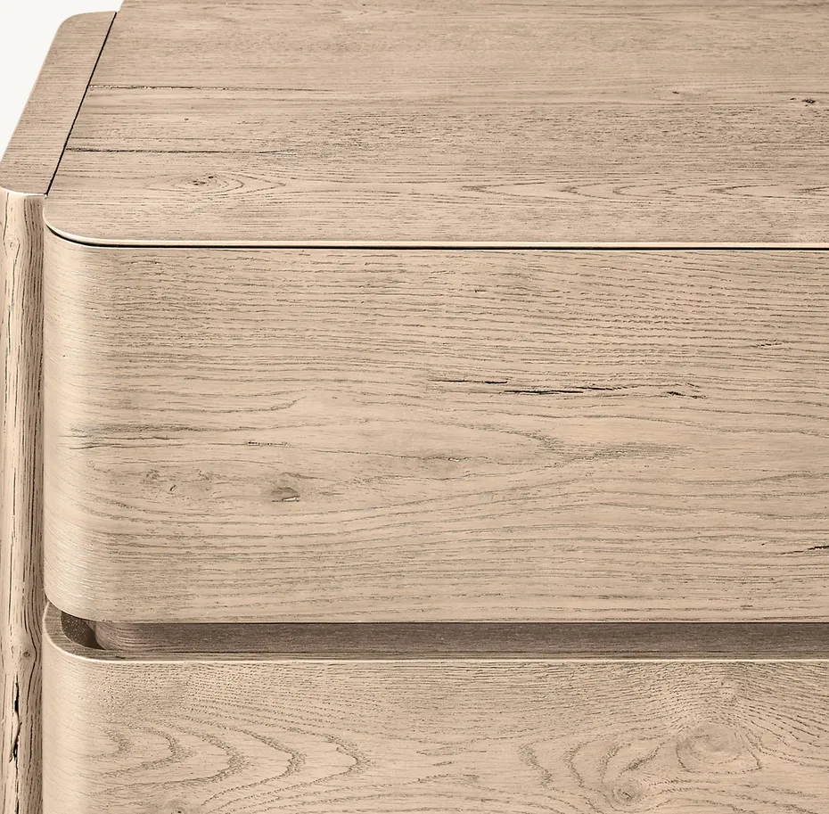 Commode Labeaume 6 tiroirs rustique, vue 4 sur 6