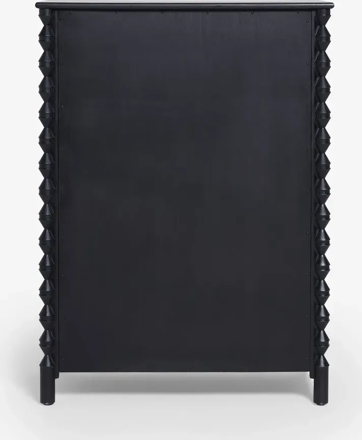 Commode Lussan en chêne, vue 5 sur 6