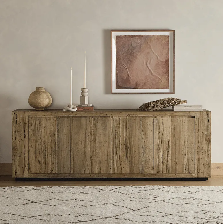 Commode Mougins en chêne 6 tiroirs, collection commodes ELWOOD HOME