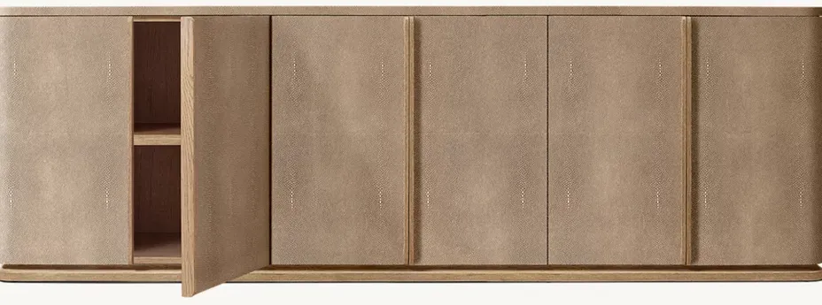 Commode Moustiers en chêne 4 tiroirs, vue 3 sur 5