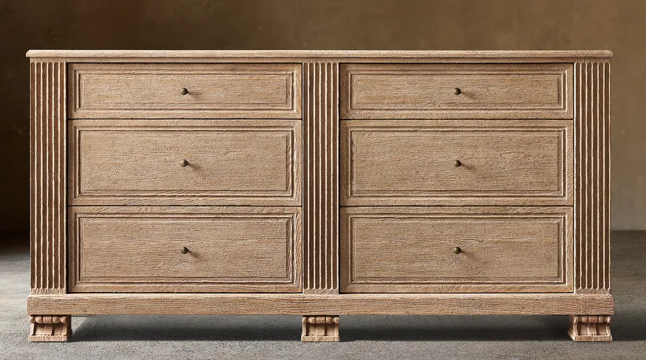 Commode Roussillon rustique, vue 5 sur 6