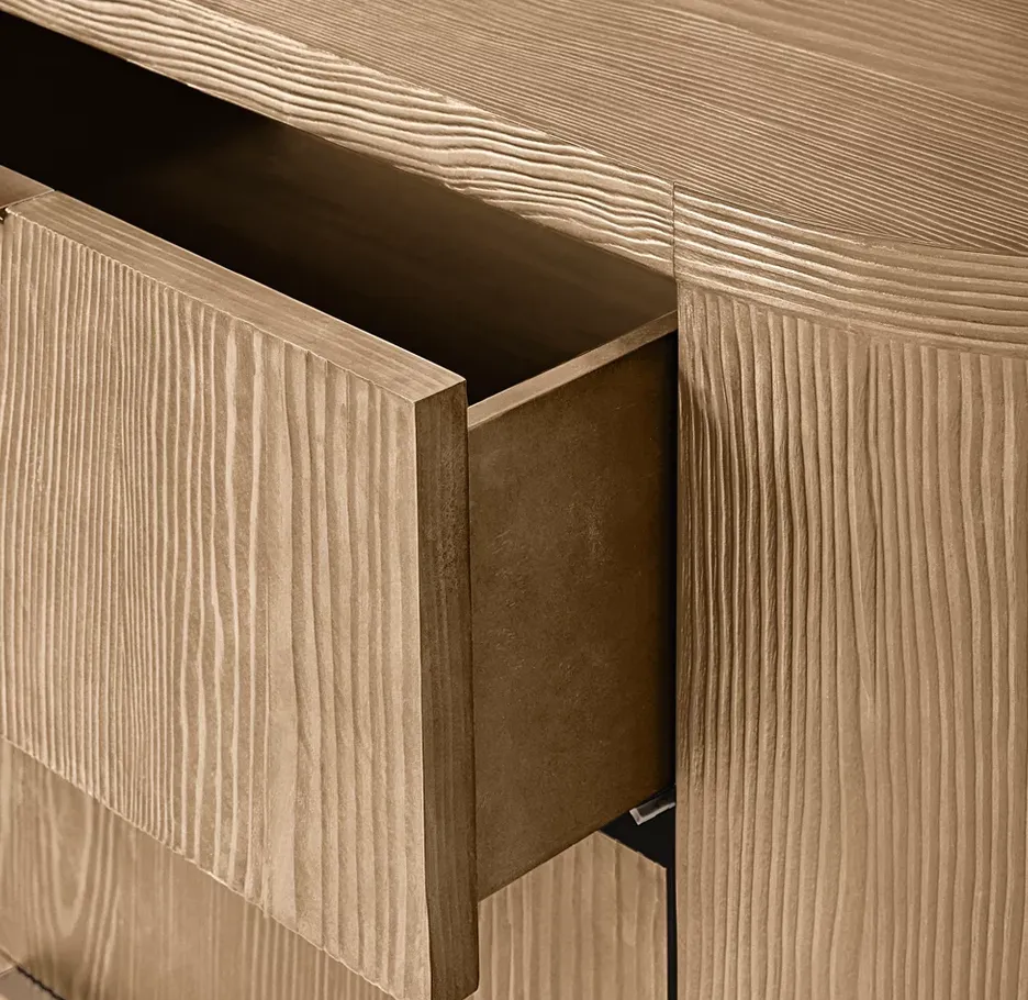 Commode Seillans en chêne 6 tiroirs, vue 4 sur 6
