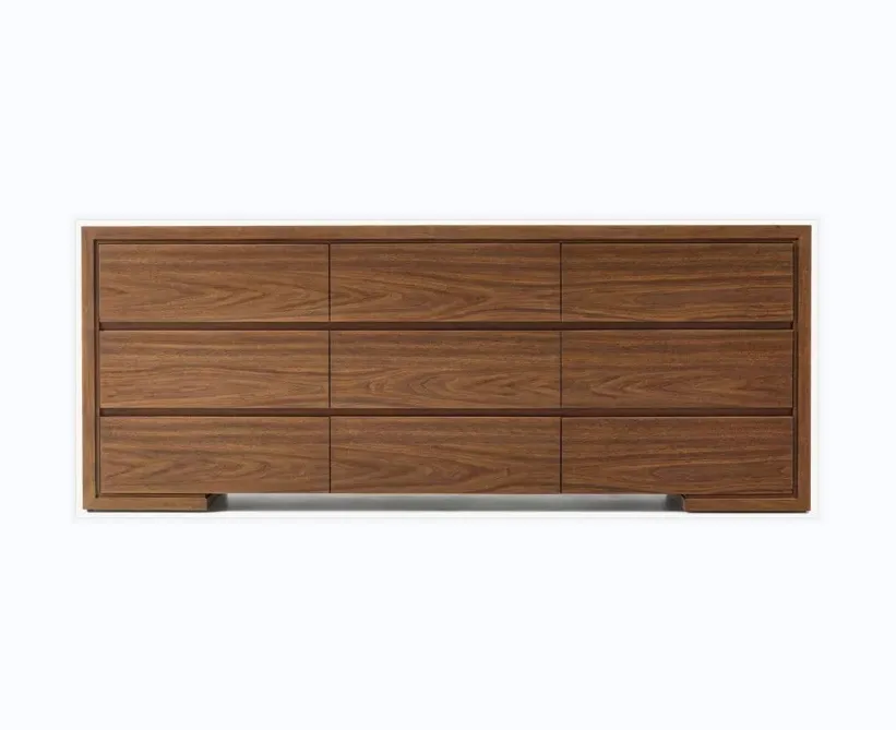 Commode Sommières en bois massif brun, collection commodes ELWOOD HOME