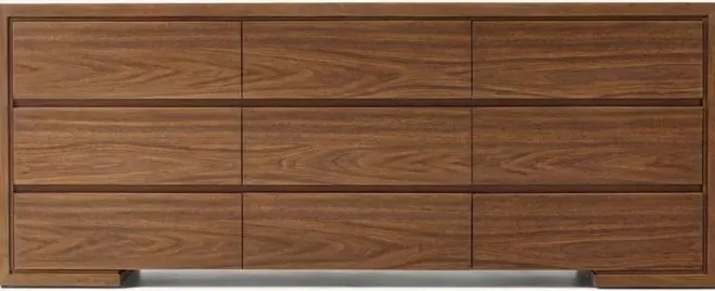 Commode Sommières en bois massif brun, vue 2 sur 4