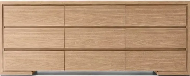 Commode Sommières en bois massif brun, vue 3 sur 4
