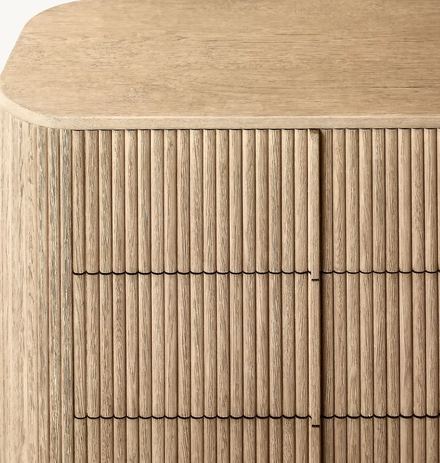 Commode Tourtour en chêne 6 tiroirs, vue 3 sur 6