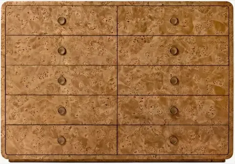 Commode Vogüé en bois massif — commodes