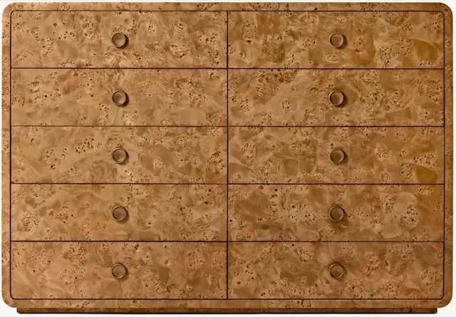 Commode Vogüé en bois massif — commodes