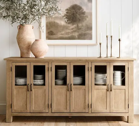Table basse en travertin ou en marbre