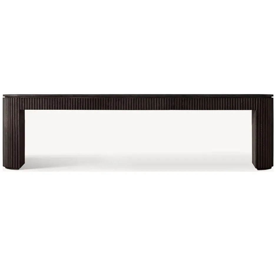 Console Argelès en chêne noir, vue 2 sur 6