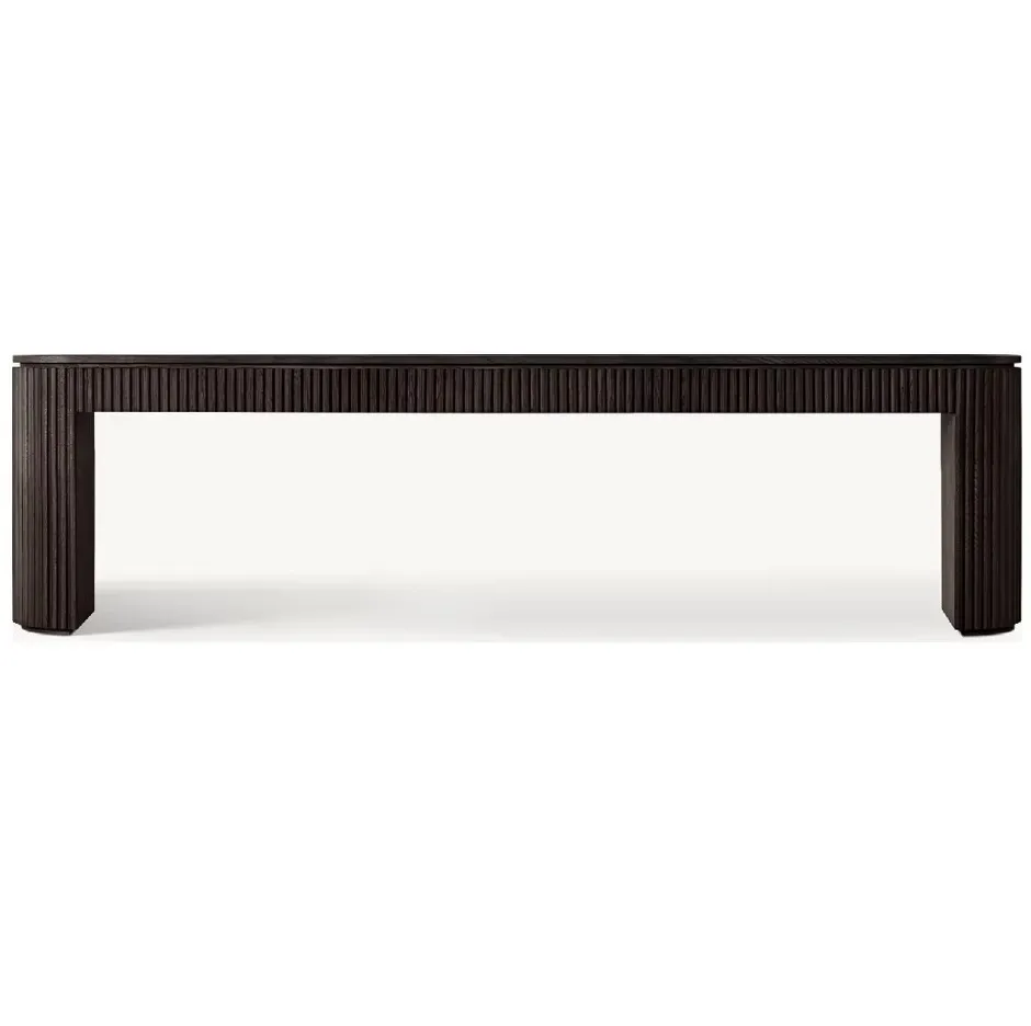 Console Argelès en chêne noir, vue 4 sur 6