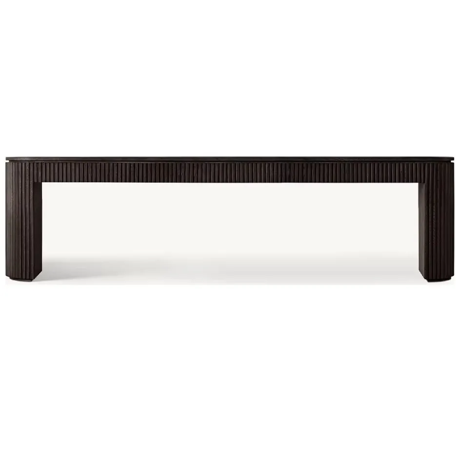 Console Argelès en chêne noir, vue 5 sur 6
