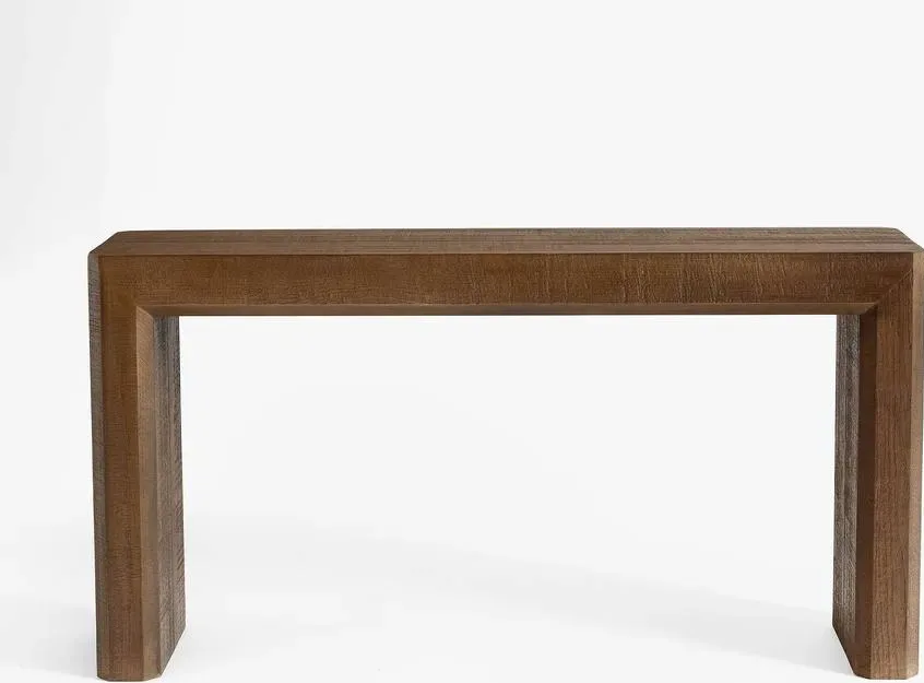 Console Barjac en bois massif, vue 3 sur 4