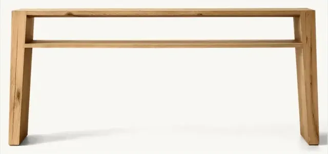 Console Belley en bois massif — tables basses et d'appoint