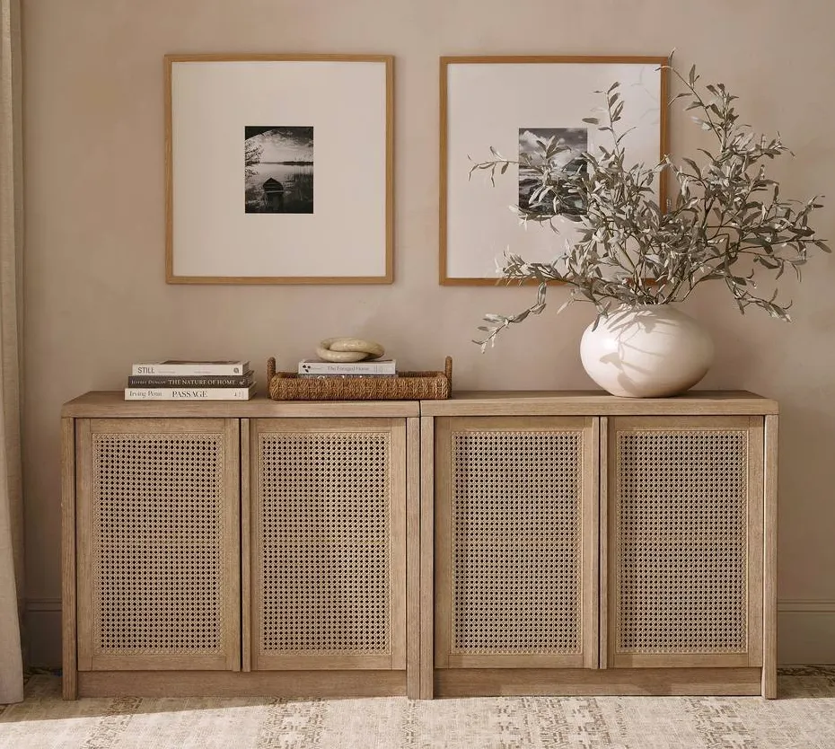 Console Briançon en bois massif, collection tables basses et d'appoint ELWOOD HOME