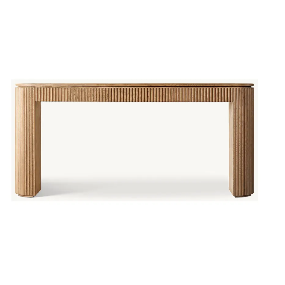 Console Embrun en chêne, vue 2 sur 6