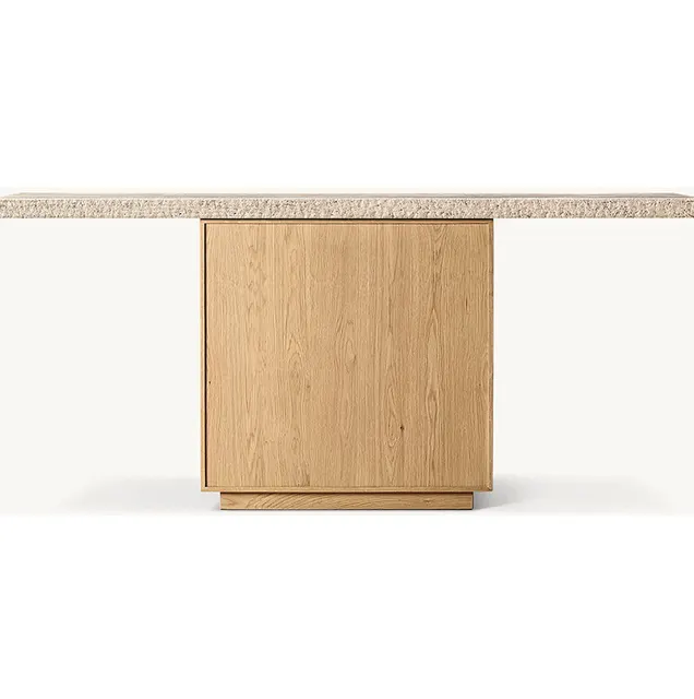 Console Embrun en travertin — tables basses et d'appoint