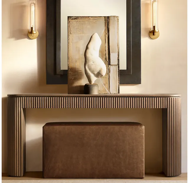 Console Évian en chêne blanc — tables basses et d'appoint