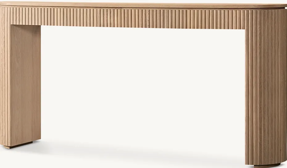 Console Évian en chêne blanc, vue 2 sur 6