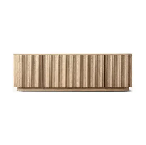 Console Eymet en chêne 4 portes — tables basses et d'appoint