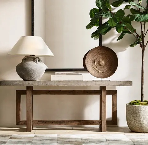 Console Florac rustique — tables basses et d'appoint