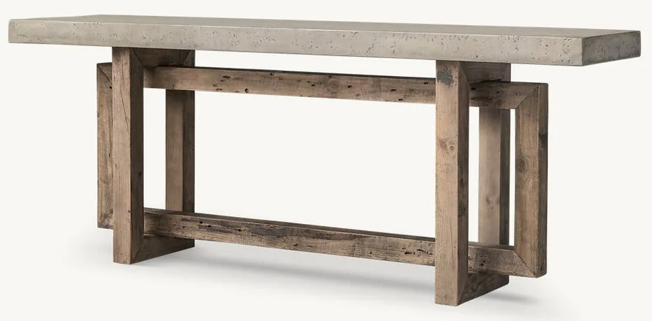 Console Florac rustique, vue 4 sur 6