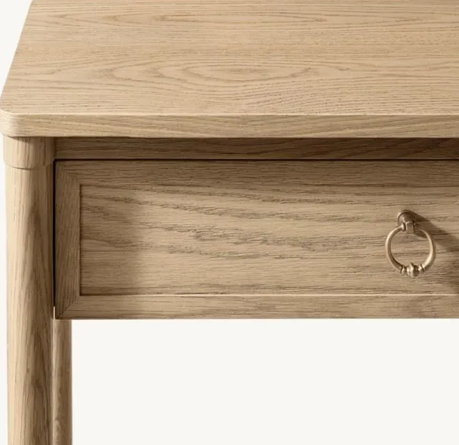 Console Gerberoy en placage de bois massif, vue 4 sur 5