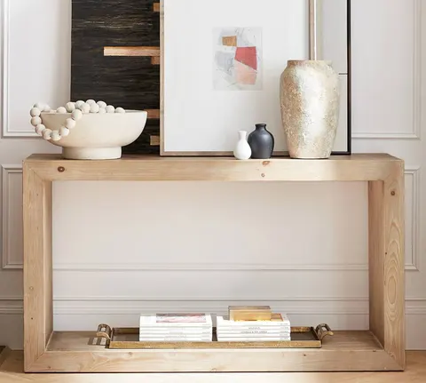 Console Largentière en bois massif — tables basses et d'appoint
