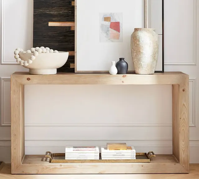Console Largentière en bois massif — tables basses et d'appoint