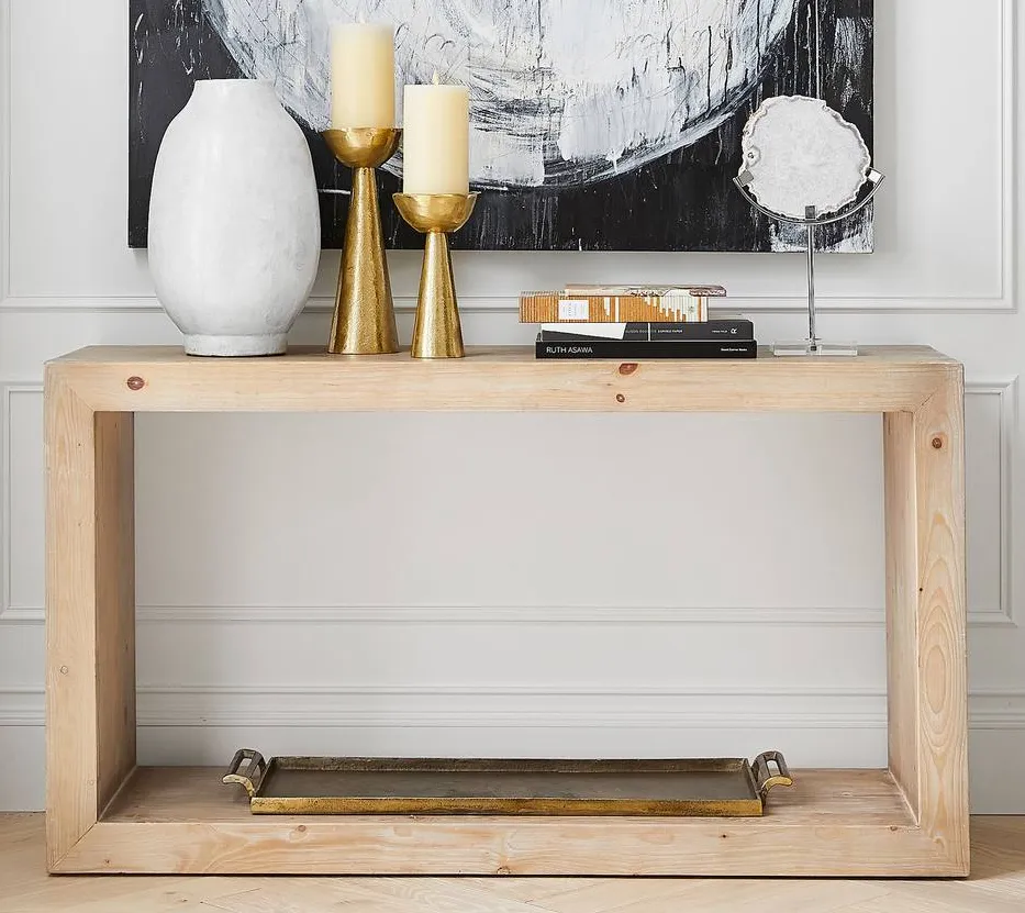 Console Largentière en bois massif, vue 2 sur 4