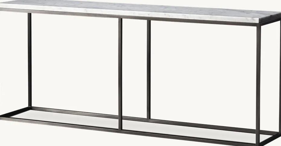 Console Lodève en marbre, vue 4 sur 5